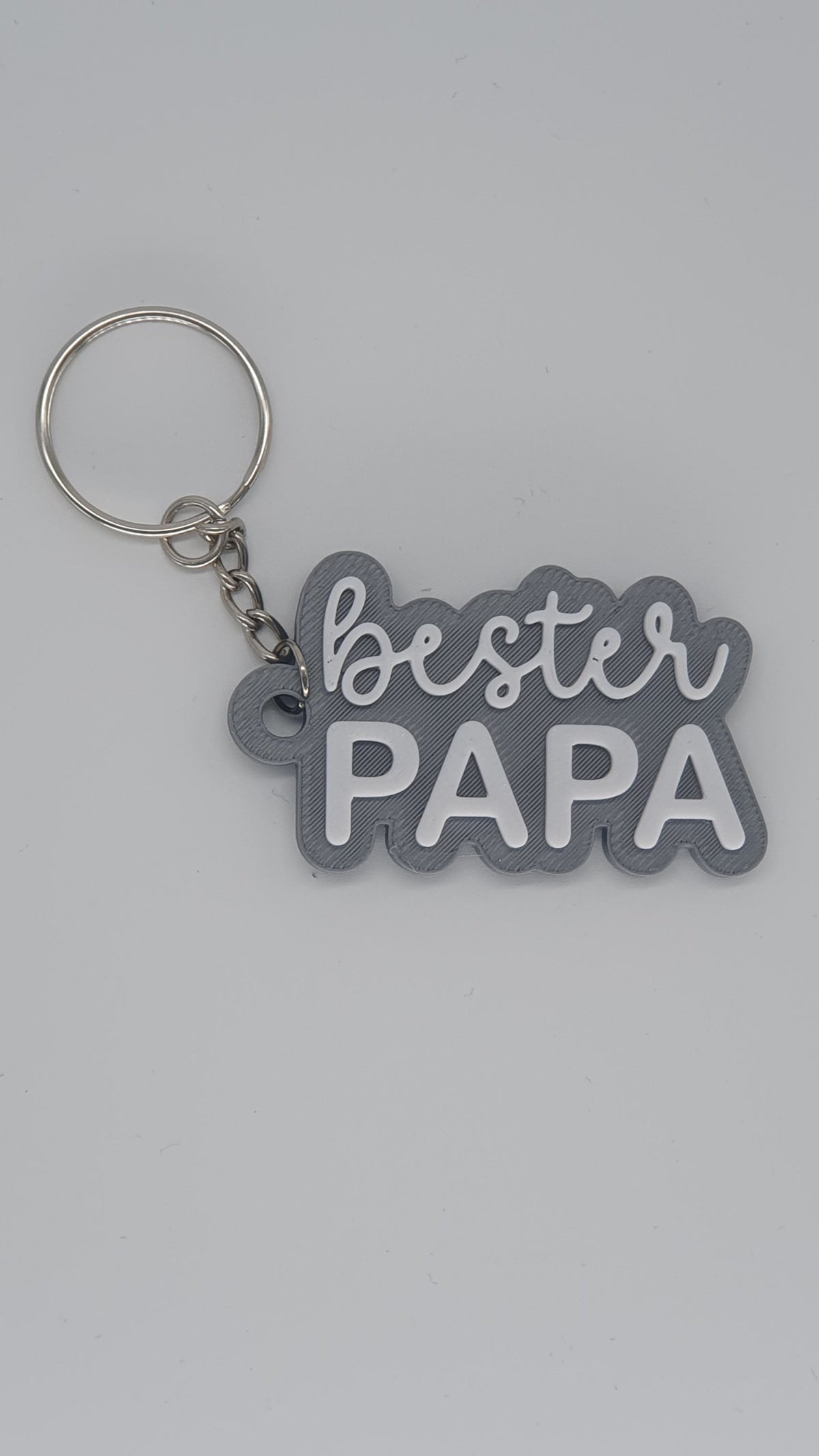 Schlüsselanhänger "Bester Opa / Oma / Mama / Papa" – 3D-gedruckt & personalisierbar – Perfektes Geschenk