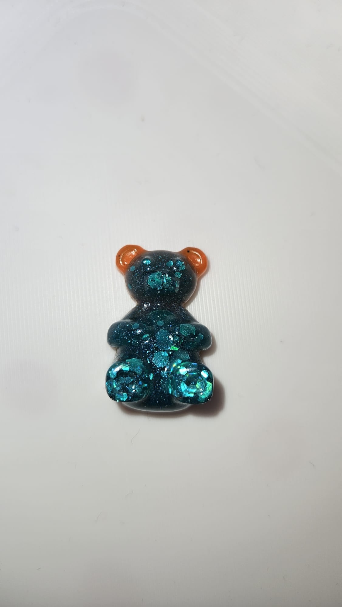 Epoxidharz Bär – Glitzer Bärchen – Zufallsfarbe – Handmade Dekoration – Resin Figur