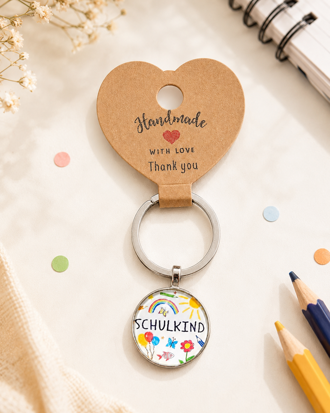 Schulkind Schlüsselanhänger – Geschenk zur Einschulung