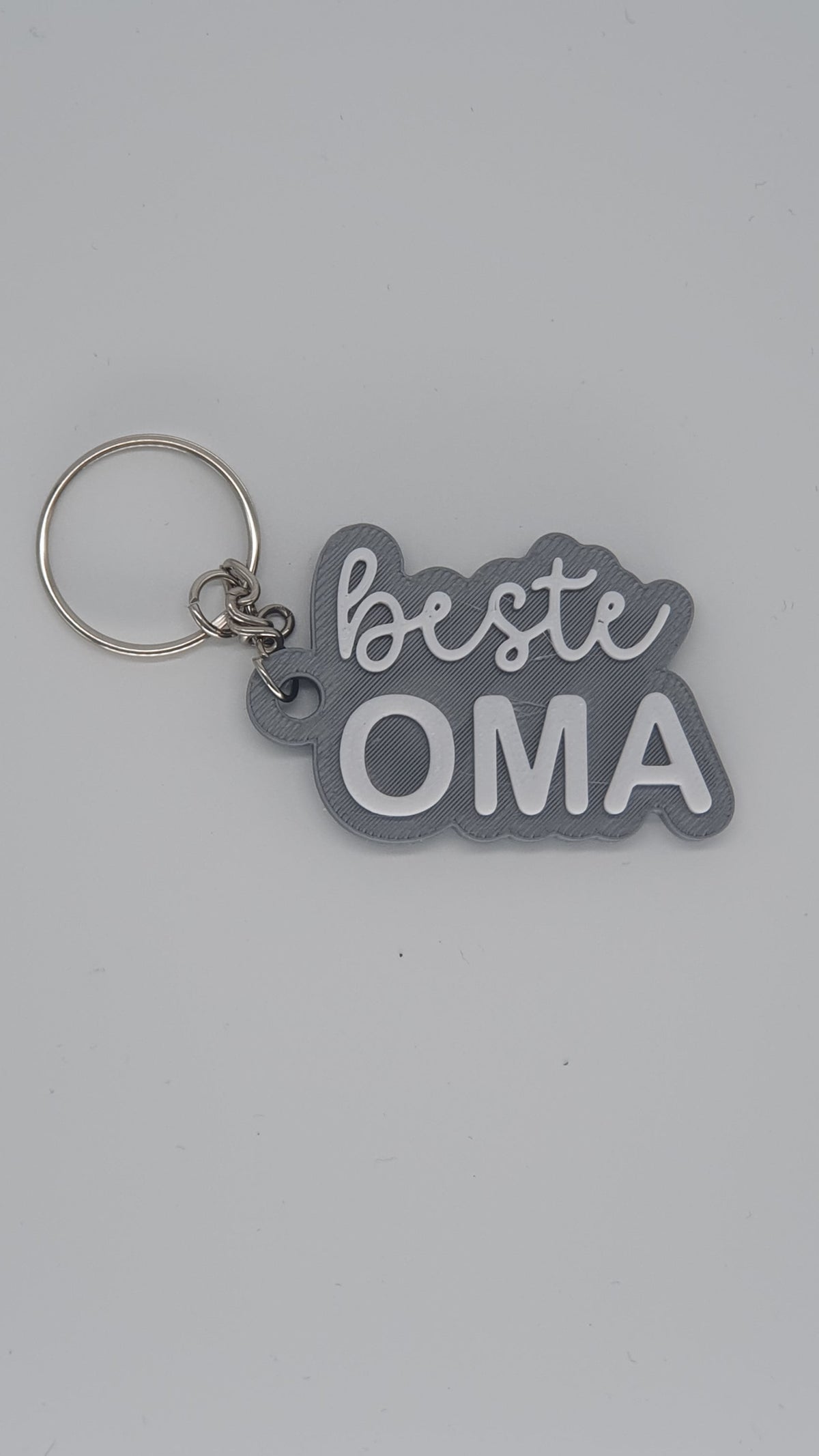 Schlüsselanhänger "Bester Opa / Oma / Mama / Papa" – 3D-gedruckt & personalisierbar – Perfektes Geschenk