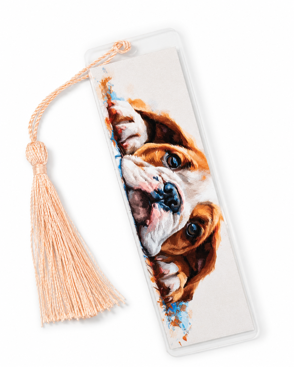 Hunde-Lesezeichen mit Quaste – Geschenkidee für Leser & Hundefans