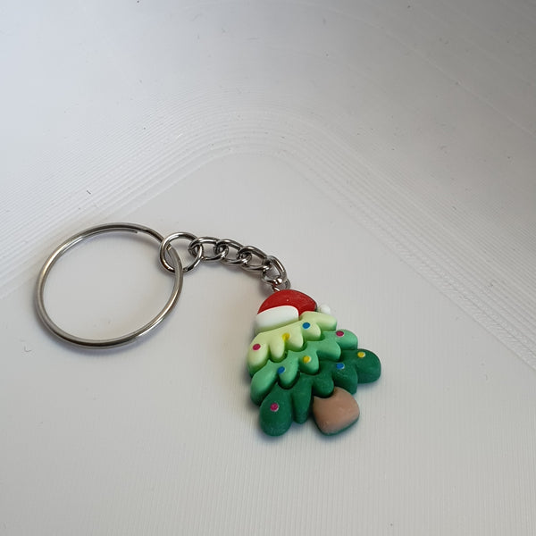 Tannenbaum-Schlüsselanhänger – Handgemacht & festlich